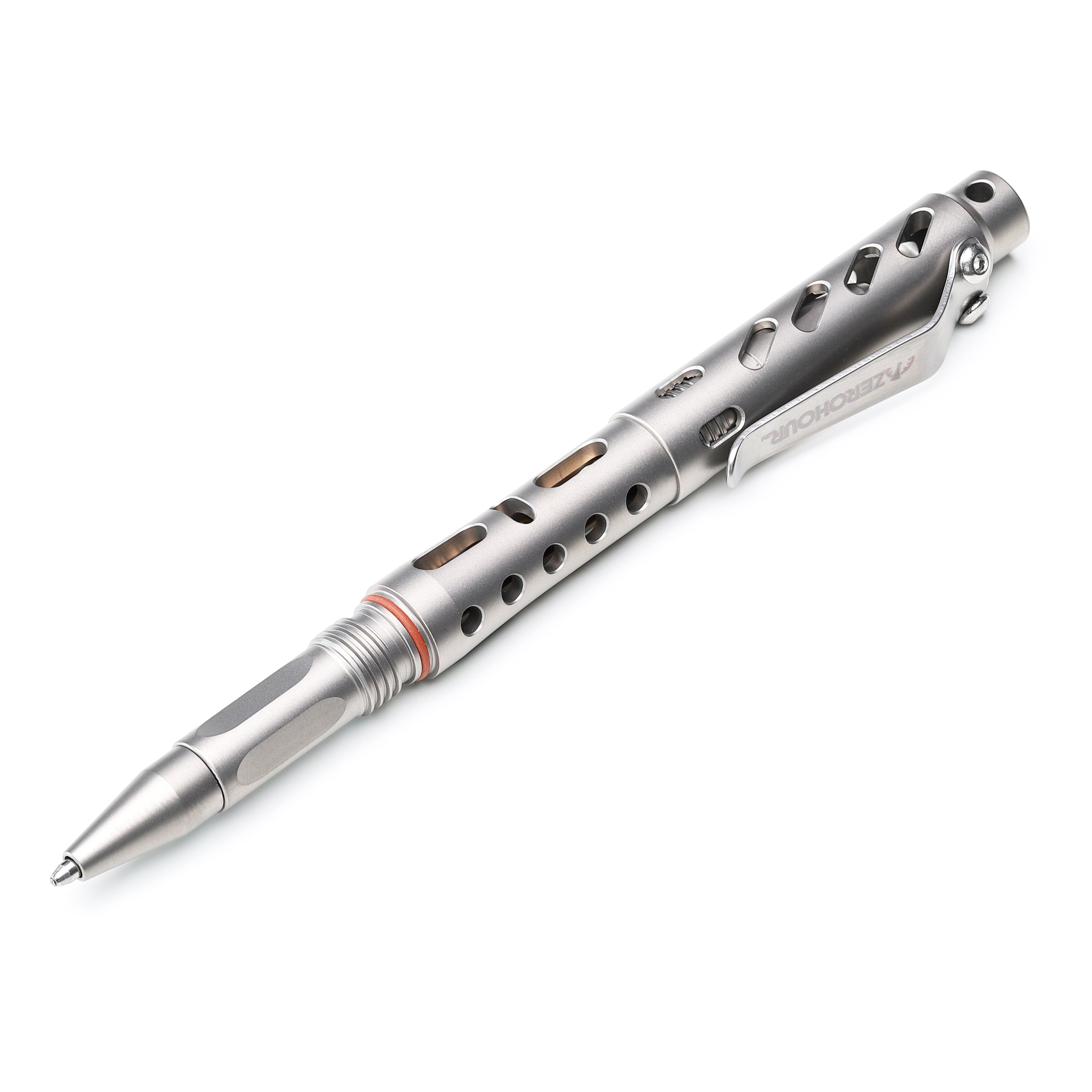 SANDBLASTED TITANIUM - APEX TACTICAL PENS