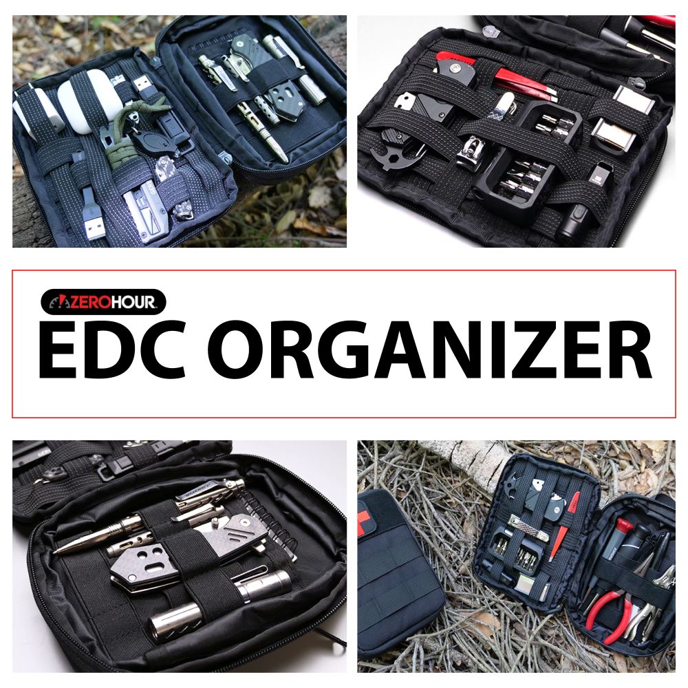  Zerodeko 2pcs edc tool belt bag coin purse for men